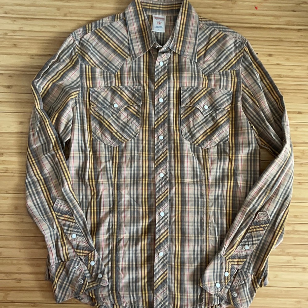 True Religion button down shirt